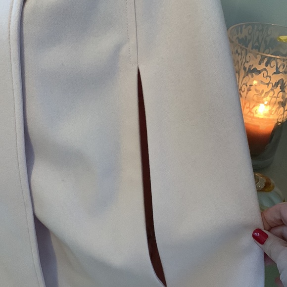 TED BAKER London Designer cashmere wool CAPE PINK rose gold sold out! Rare M - Picture 5 of 14